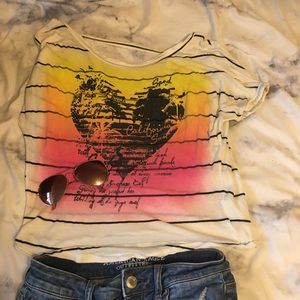 striped california tee